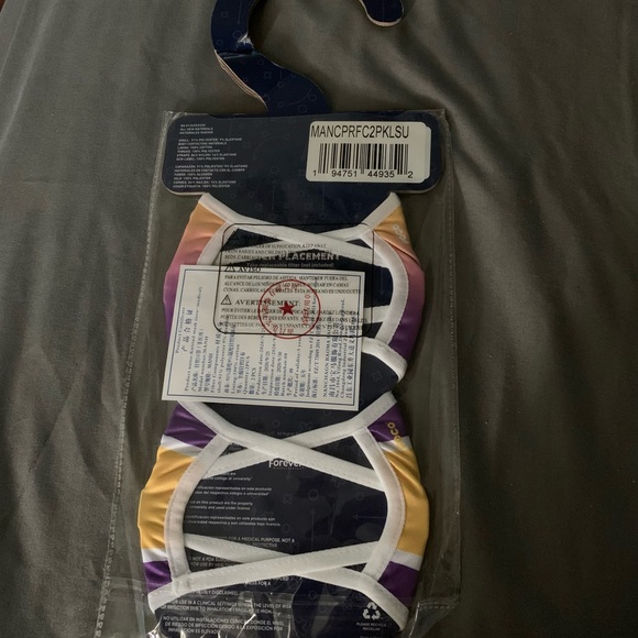NWT LSU FACE MASK 2 PACK - Picture 3 of 3